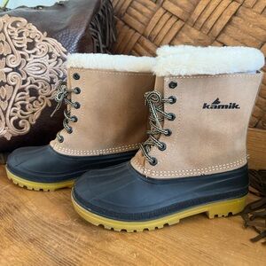 EUC Kamik Vintage Duck Boots Made In Canada Womens Size 5